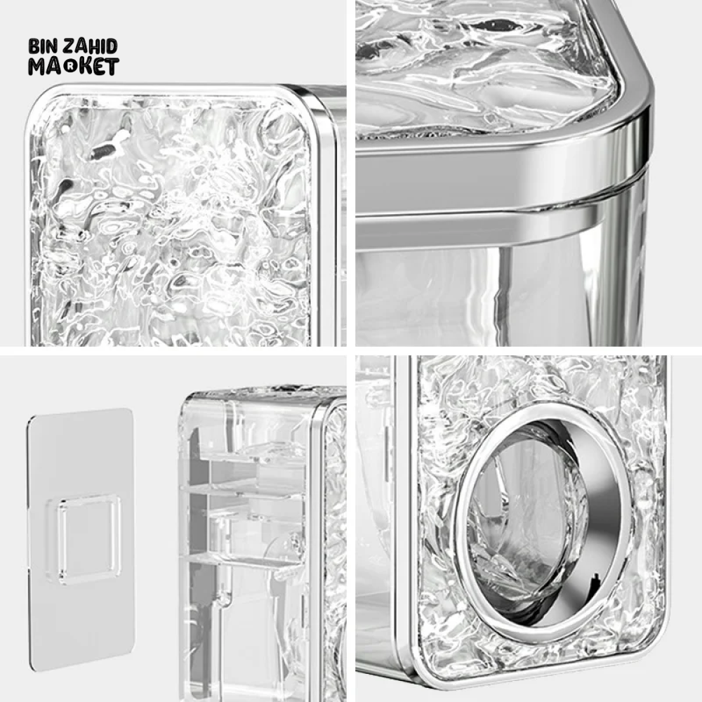 WALL MOUNTED AUTOMATIC TOOTHPASTE DISPENSER & TOOTHBRUSH HOLDER – BATHROOM ORGANIZER WITH STORAGE RACK