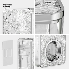 WALL MOUNTED AUTOMATIC TOOTHPASTE DISPENSER & TOOTHBRUSH HOLDER โ BATHROOM ORGANIZER WITH STORAGE RACK