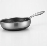 Honeycomb Non-Stick Pan Base (Close-up)