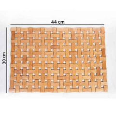 Woodlux Wooden Placemat Dining Table Mat – 33×44 cm
