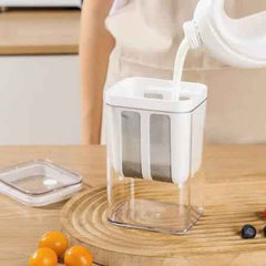 Premium Greek Yogurt Maker & Multi-Purpose Food Strainer Container with Fine Mesh Filter (1100ml)