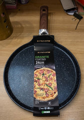 Synmore 24cm Granite Coated Induction Crepe/Pizza Pan