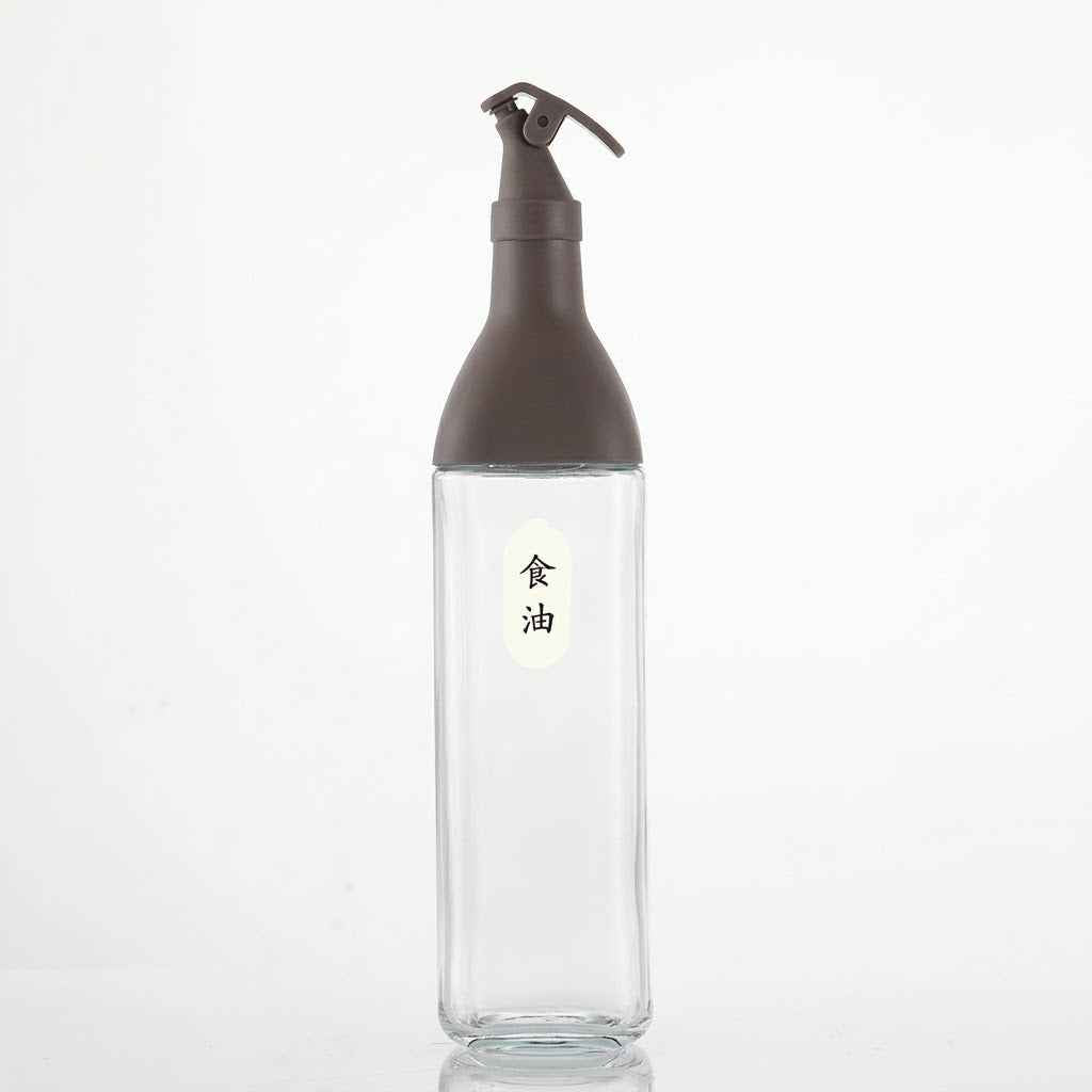 Glass Cooking Oil Bottle with Flip Spout