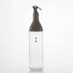 Glass Cooking Oil Bottle with Flip Spout
