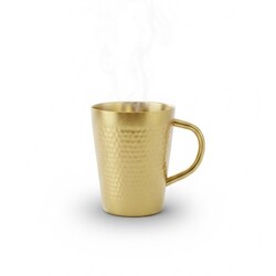 Hammered Gold Mug (Studio Shot)