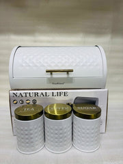 Natural Life Diamond Bread Bin Set