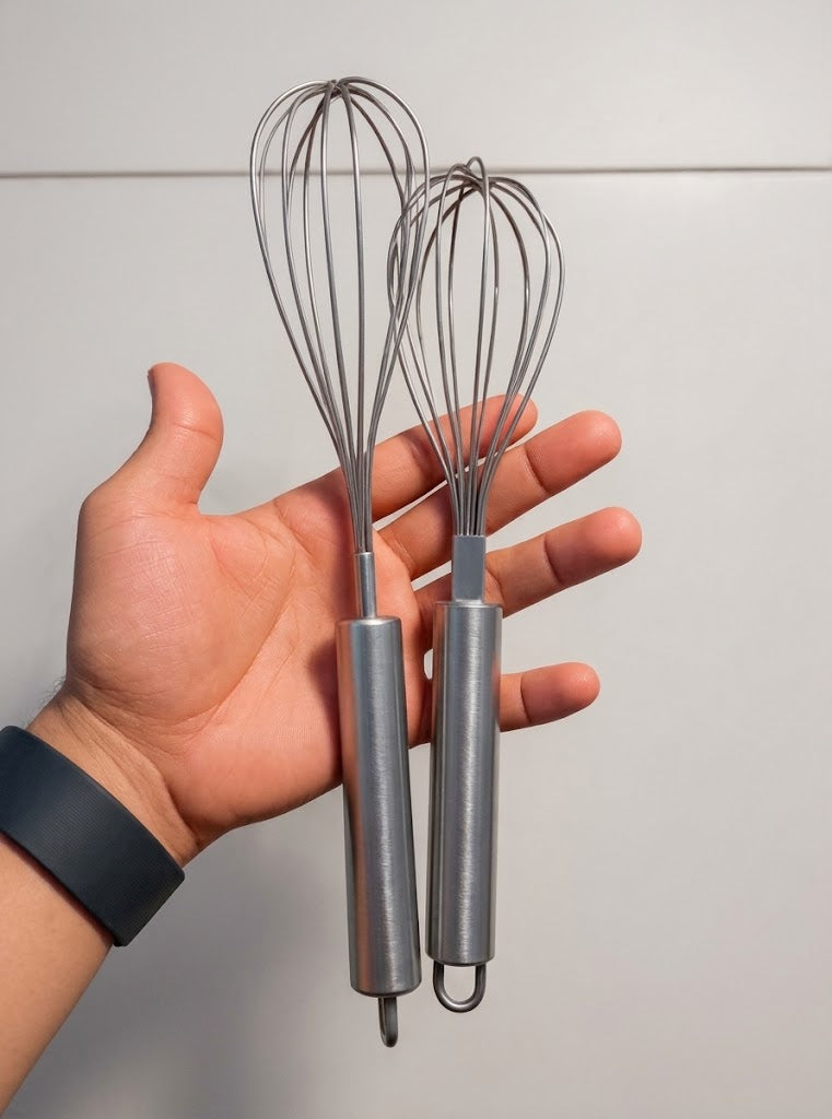 Stainless Steel Whisk Set (2 pcs)