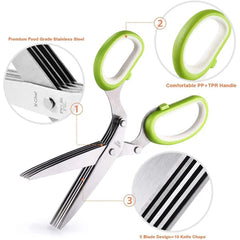 Stainless Steel Kitchen Herb Scissor