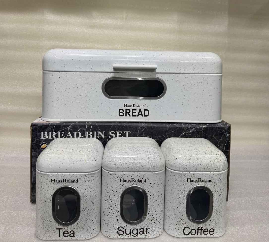 HausRoland Bread Bin Set - White