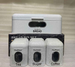 HausRoland Bread Bin Set - White