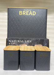 Natural Life Diamond Bread Bin Set