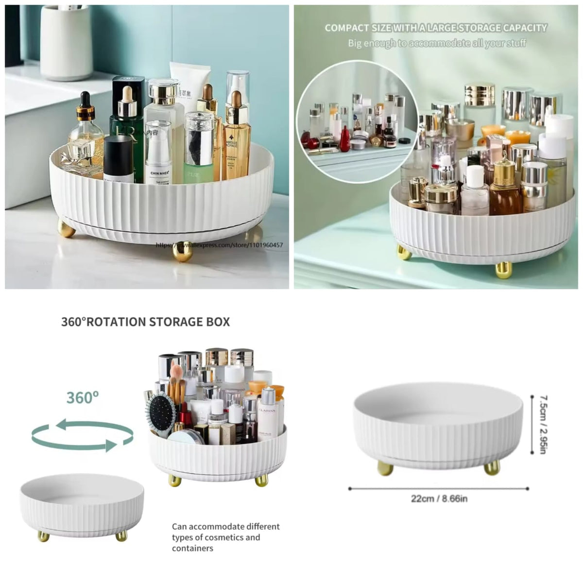 Rotating tray