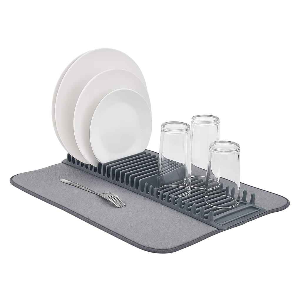 Premium Kitchen Dish Drying Mat – Fast Dry Countertop Drain Mat