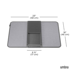 Premium Kitchen Dish Drying Mat – Fast Dry Countertop Drain Mat