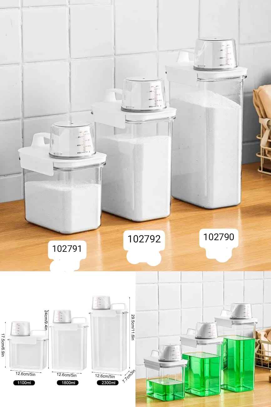 Airtight Storage Container Set (3 Sizes)