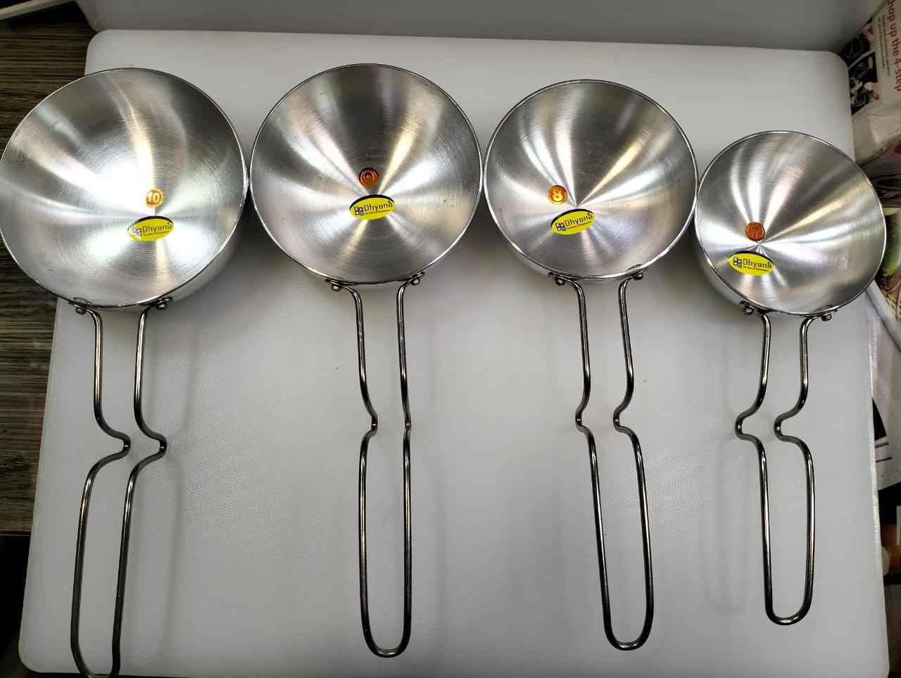 Steel Karahi Set with Wire Handle (4 Sizes)