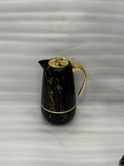Premium Black Marble Finish Thermal Flask Jug