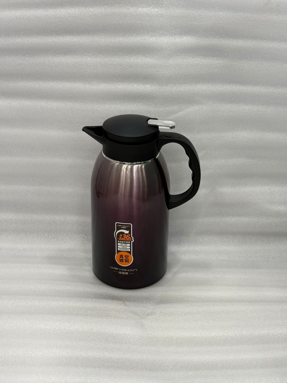 Stainless Steel Thermal Vacuum Carafe Jug (Dark Metallic Finish)