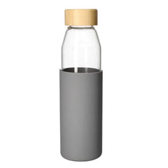 Danny Borosilicate Bottle With Beach Wood Lid 550ml One Piece