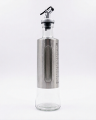 Glass Oil Dispenser Bottle with Pump Spout