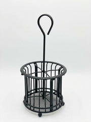 Binca Round Wire Cutlery & Utensil Holder with Hook