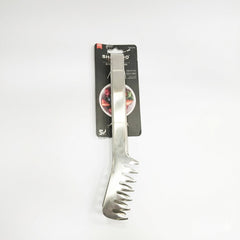 Stainless Steel Salad & Pasta Tongs with Silicone Tips | Non-Scratch Cooking & Serving Tong | Heavy Duty Food Server