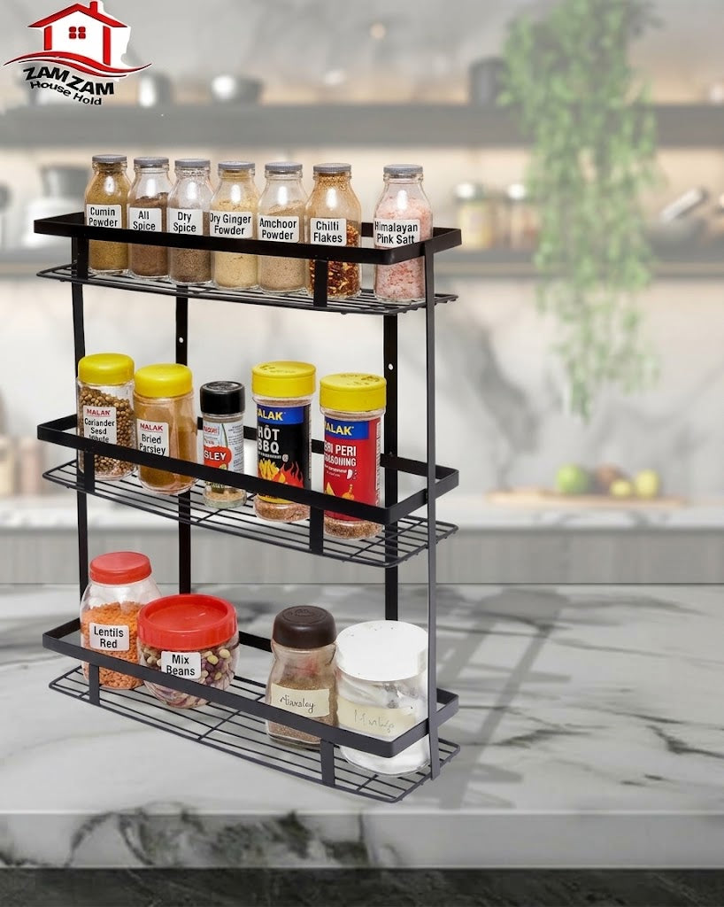 3-Tier Wire Spice Rack Organizer