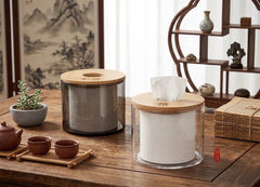 Bamboo Lid Glass Storage Jars