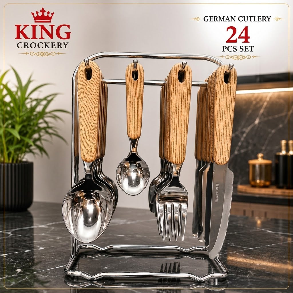 King Crockery German Cutlery 24 Pcs Set
