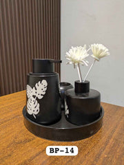 4pcs Bathroom Set With Tray