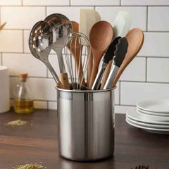 Premium Rotating Stainlees Steel Spoon Holder