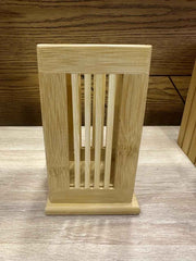 Premium Babmboo Wood Washable Spoon Holder