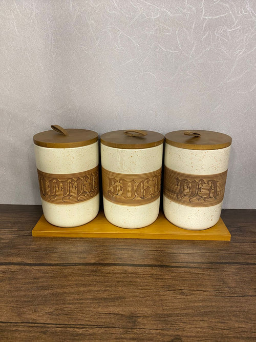 Tea Coffee Sugar Jar 1