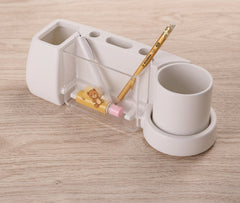 Toothbrush Holder & Cup Set - Dinosaur Design